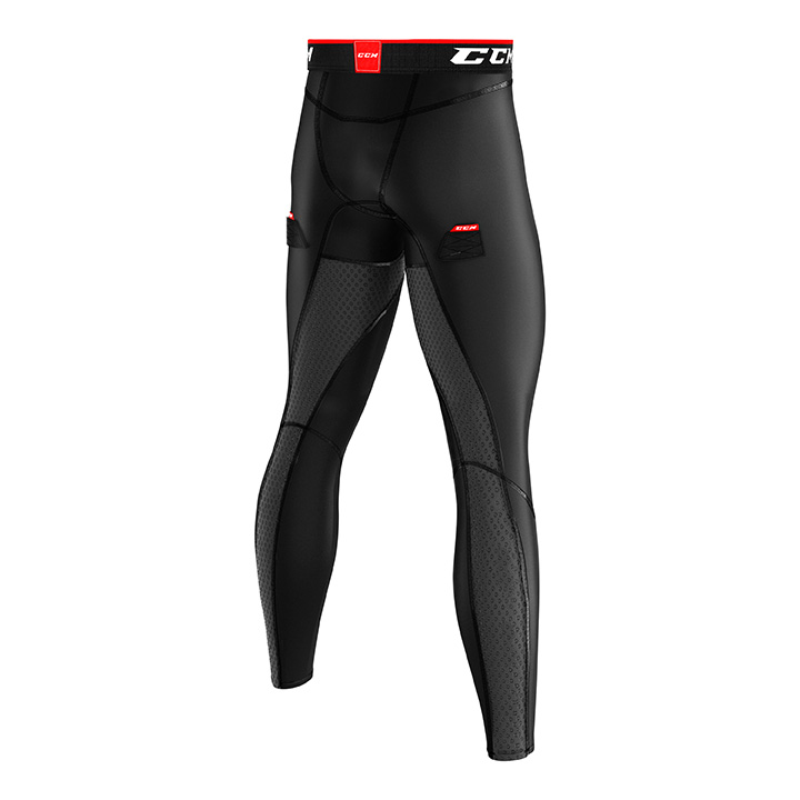 CCM Junior Compression Pants With Grip/Jock/Tabs | Source For Sports