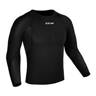 CCM Men's Long Sleeve Compression Top With Gel Application