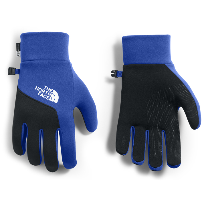 blue north face gloves