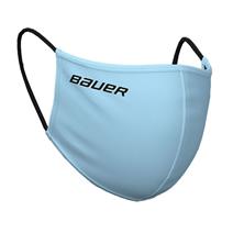 Bauer Reversible Fabric Facemask - Sky Blue/Plaid