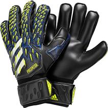 Adidas Predator Match FS Soccer Gloves - Black/Royal/Yellow/White