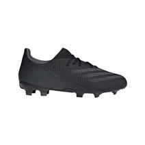 Adidas X Ghosted 3 Firm Ground Junior Soccer Cleats- Black/Grey/Black