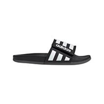 Adidas Adilette Comfort Adjustable Men's Sandals - Black/White/Grey