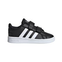Adidas Grand Court I Youth Shoes - Black/White/White