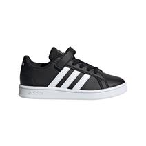 Adidas Grand Court Youth Shoes  - Black/White/White