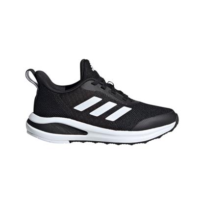 Adidas Fortarun K Youth Running Shoes - Black/Black/White | Source For ...
