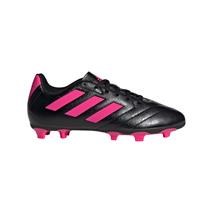 Chaussures de soccer junior pour terrain ferme Adidas Goletto VII - Noir/Rose